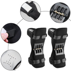 Adjustable Knee Support Brace with Dual Spring Stabilizers