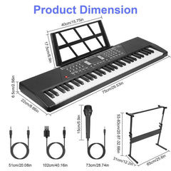 61 Keys Digital Music Keyboard Electronic Piano