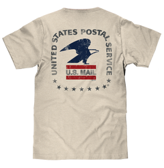 USPS United States Postal Service Mail Eagle T-Shirt - Cream