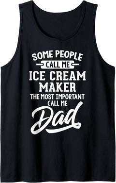 Old School Most Important Ice Cream Maker Dad T Call Me Dad Shirt
