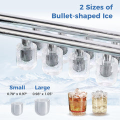 Countertop Ice Maker with Self-Cleaning
