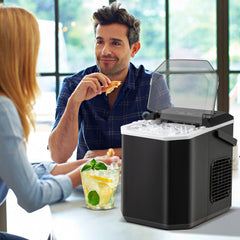 Countertop Ice Maker with Self-Cleaning