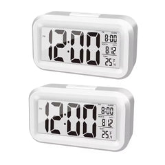 LED Digital Alarm Clock Backlight Snooze Data Time Calendar Desktop Multifunction Electronic Backlight Table Clock