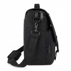 Men’s Nylon Messenger Bag – Water-Resistant 15.6 Laptop Ready
