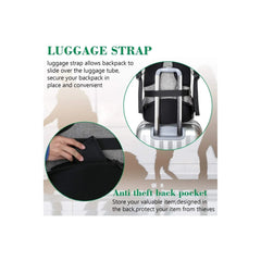 Men’s Backpack – Secure Anti-Theft Laptop Ready
