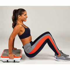 PowerFit Elite Vibration Platform with Exercise Bands and Mat (Refurbished)